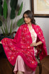 Floral Bliss  | Embroidered Fine Wool Silk Stole